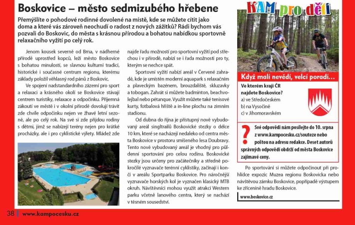 Boskovice – město sedmizubého hřebene