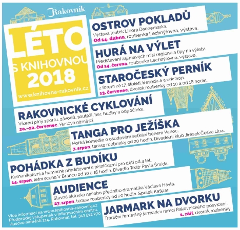 Léto s knihovnou Rakovník 2018