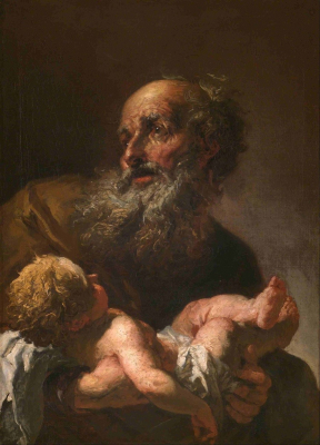 Simeon s Ježíškem, 1725, Národní
galerie v Praze