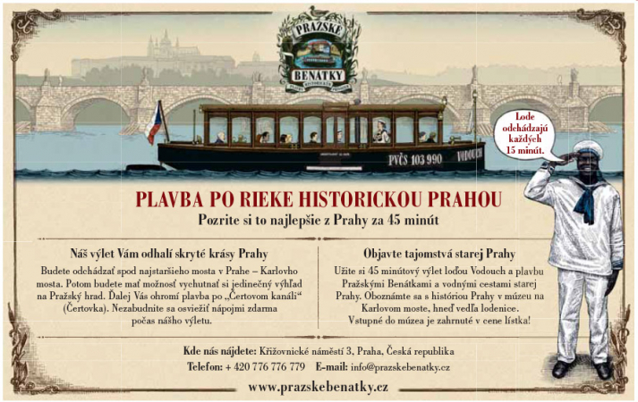 Plavba po rieke historickou Prahou