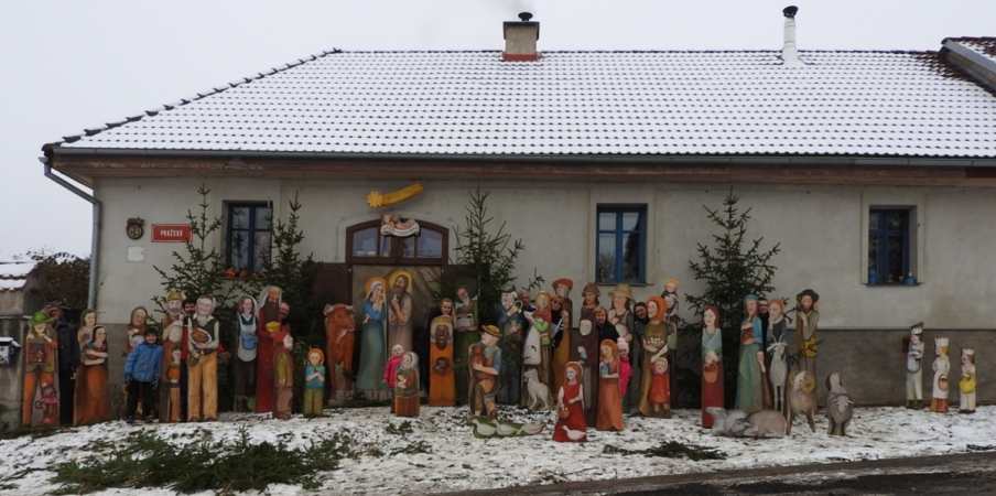 Netvořice - unikátní malovaný betlém