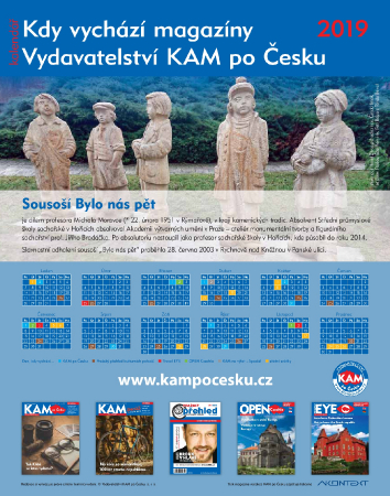 Kalendář vydání 2019
