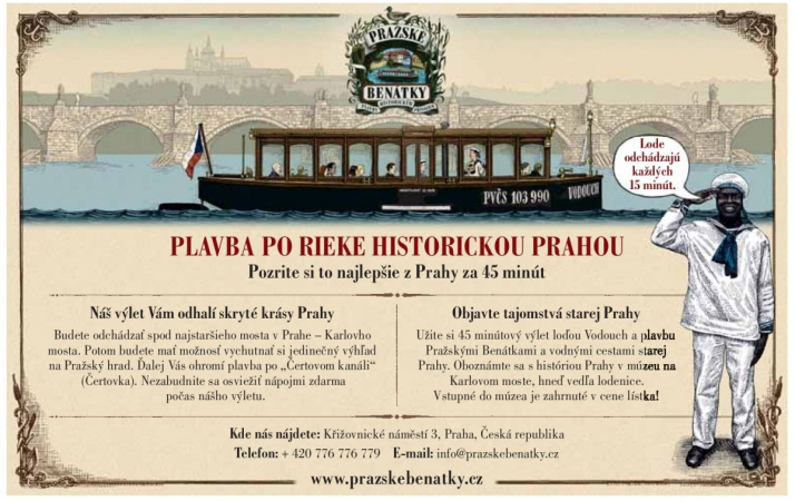 Plavba po rieke historickou Prahou