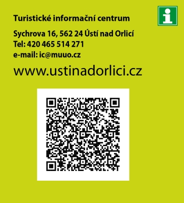 InfoKAM města Ústí nad Orlicí QR kód