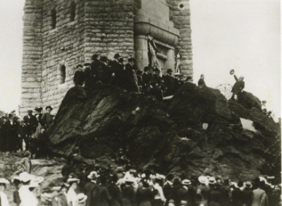 Otevření věže v r. 1904