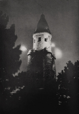 Osvětlení rozhledny ve 20. letech 20. století