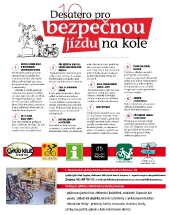 Desatero pro bezpečnou jízdu na kole