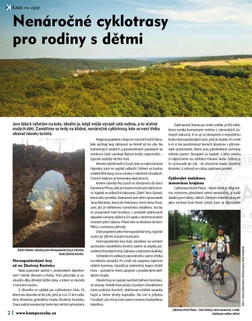 Nenáročné cyklotrasy pro rodiny s dětmi