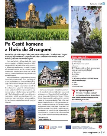 Po Cestě kamene z Hořic do Strzegomi