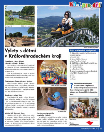 Výlety s dětmi v Královéhradeckém kraji