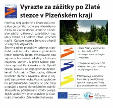 Vyrazte za zážitky po Zlaté stezce v Plzeňském kraji