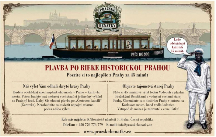 Plavba po rieke historickou Prahou