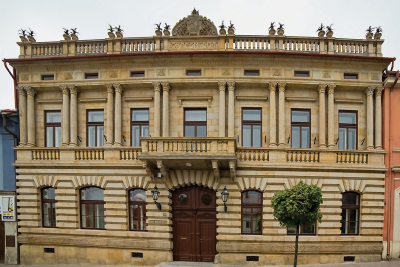 Čelní pohled na muzeum v Hořicích