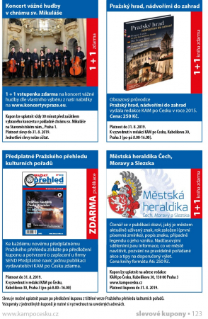 Slevové kupony - srpen 2019