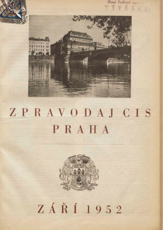 Pražská kultura před 67 lety - září 1952