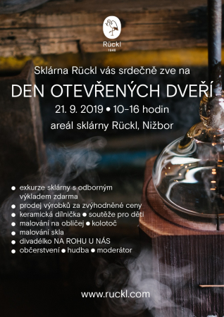 DEN OTEVŘENÝCH DVEŘÍ ve sklárně Rückl