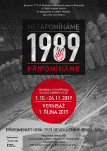 1989. NEZAPOMÍNÁME. VZPOMÍNÁME