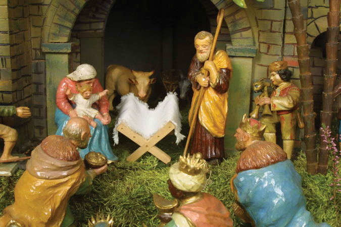 Christmas in Třešť with cribs