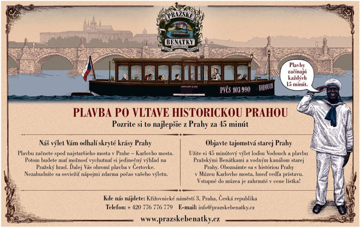 Plavba po Vltave historickou Prahou