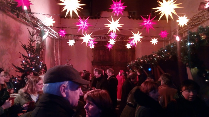 Saský vánoční trh