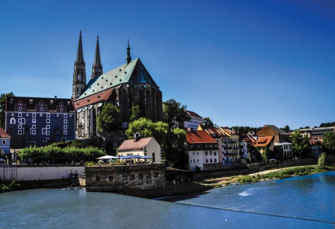 Görlitz - Kostel svatého Petra a Pavla a Waidhaus, Foto © Heribert Pohl