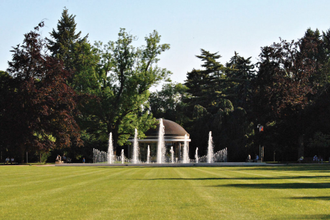Lázeňský park Poděbrady