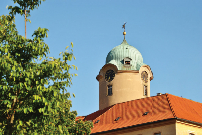 Věž poděbradského zámku