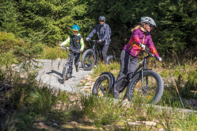 Rodinná projížďka v Trailparku Klínovec