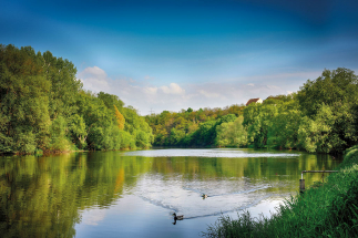 Dolním Poohřím na kole