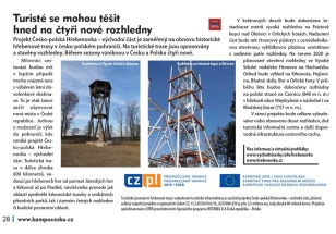 Turisté se mohou těšit hned na čtyři nové rozhledny