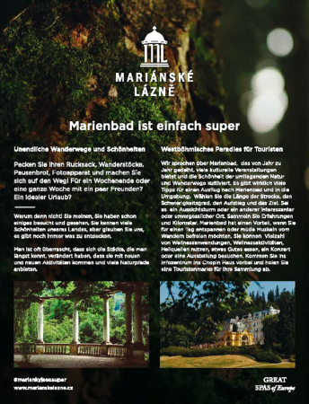 Marienbad ist einfach super