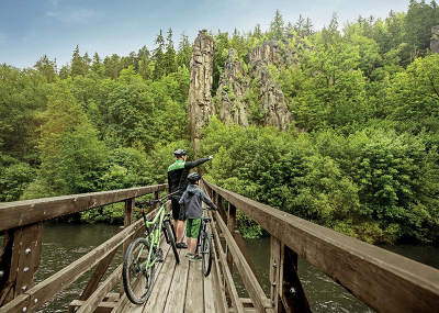 Radweg Ohře und Svatošské skály