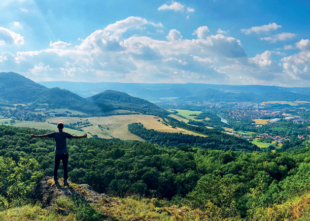 Klášterec nad Ohří z Rašovickich skal