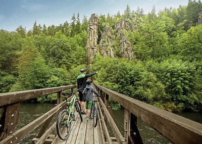 Trasa rowerowa Ohře i Svatošské skály
