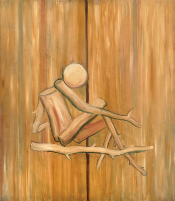 Tomáš Císařovský, Na konári, 1987, 160 x 140 cm