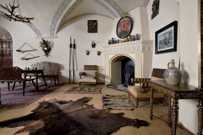 Zamek Hradec nad Moravicą – wnętrze