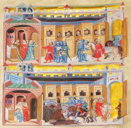 Dalimilova kronika, únos Jitky ze Svinibrodu Břetislavem I. z kláštera