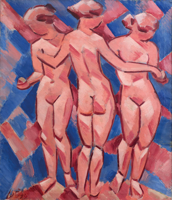 Václav Špála, Tři grácie, 1914, olej na plátně,
Alšova jihočeská galerie