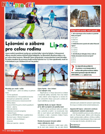 Lyžování a zábava pro celou rodinu