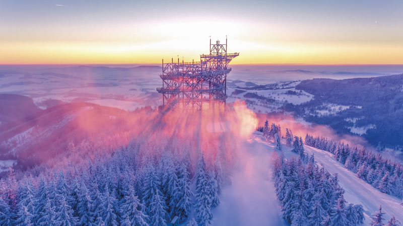 Stezka v oblacích, Dolní Morava