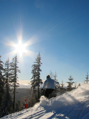 Lyžování na hoře Špičák (1 202 m)