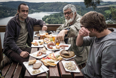 Z natáčení filmu Teorie tygra