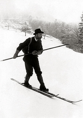 Mathias Zdarsky 
(kolem roku 1905) 
