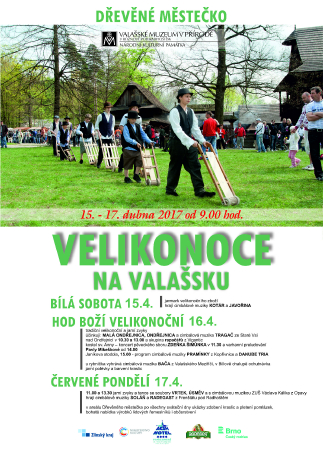 Velikonoční svátky v oživených expozicích Valašského muzea v přírodě v Rožnově pod Radhoštěm 