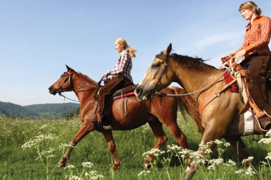 Horseriding in the Eastern Bohemia