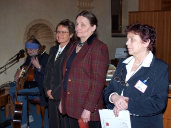 Výstava dřevořezeb českých panovníků paní Jarmily Haldové