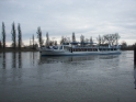 Die Elbe von Bord des Schiffes Porta Bohemica