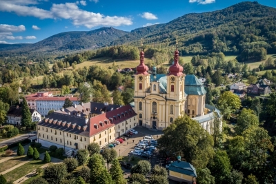 Kostel Navštívení Panny Marie a františkánský klášter, archiv Hejnice