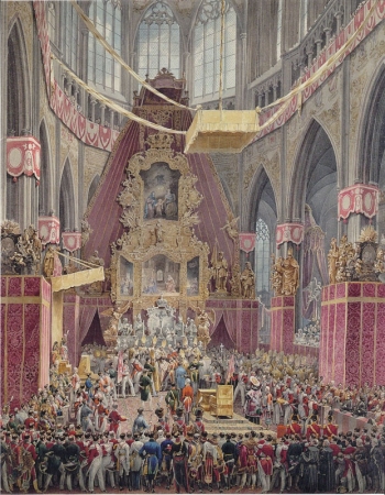 Poslední korunovace českého krále v Chrámu sv. Víta, září 1836