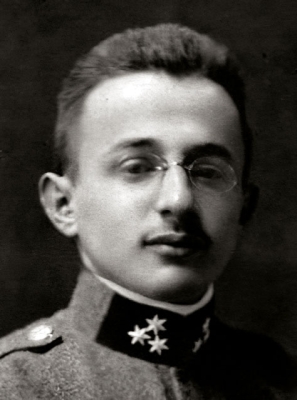 Gustav Saudek v hodnosti četaře (Zuksführer)